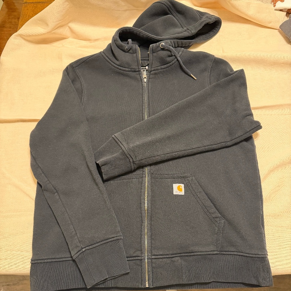 Carhartt Black Zip-up Hoodie